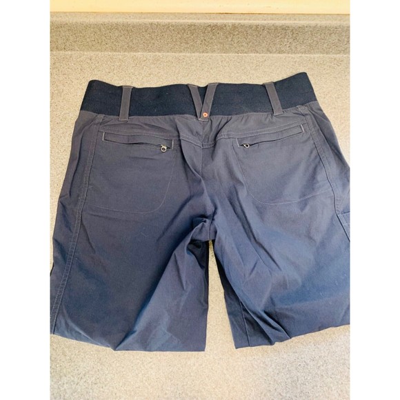 Title Nine Womens sz 8 Blue Nylon Blend Stretch Clamber 2.0 Hiking Capri Pants - Picture 2 of 9